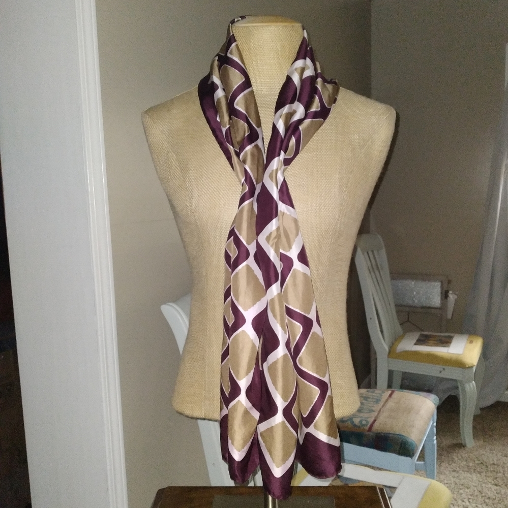 Mirsa "Pure Silk" Oblong/Sash Scarf
